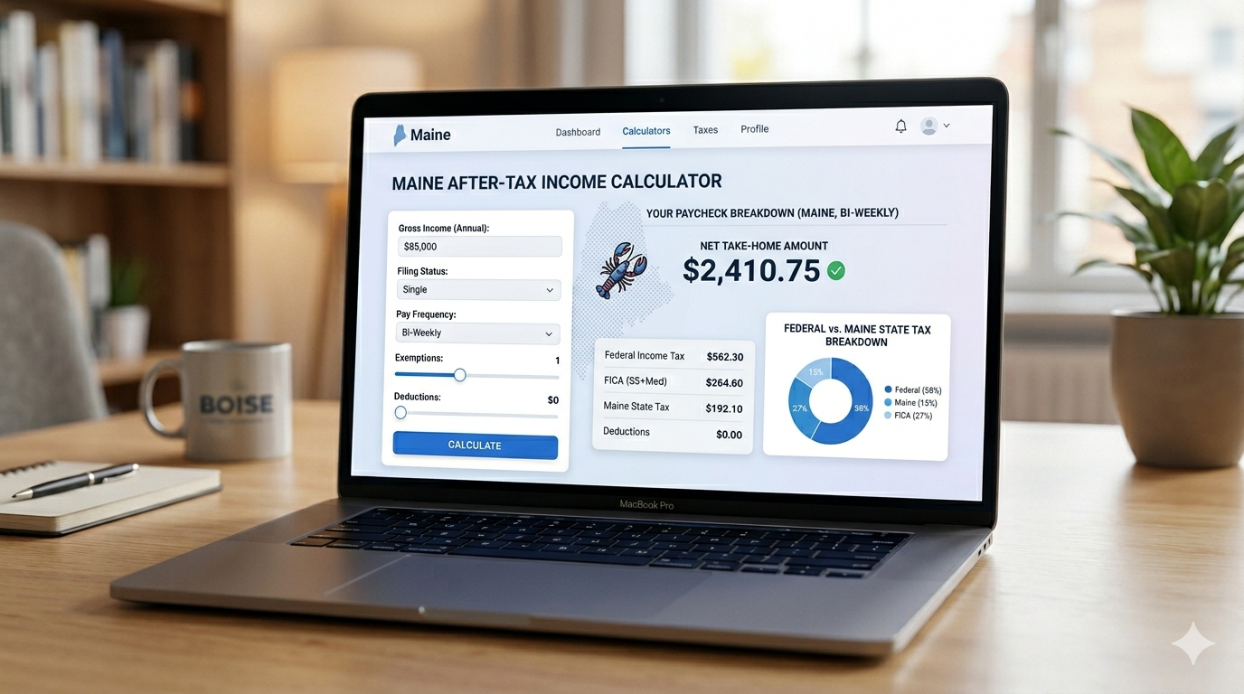 Maine After‑Tax Income Calculator: Estimate Your Take‑Home Pay (2026)