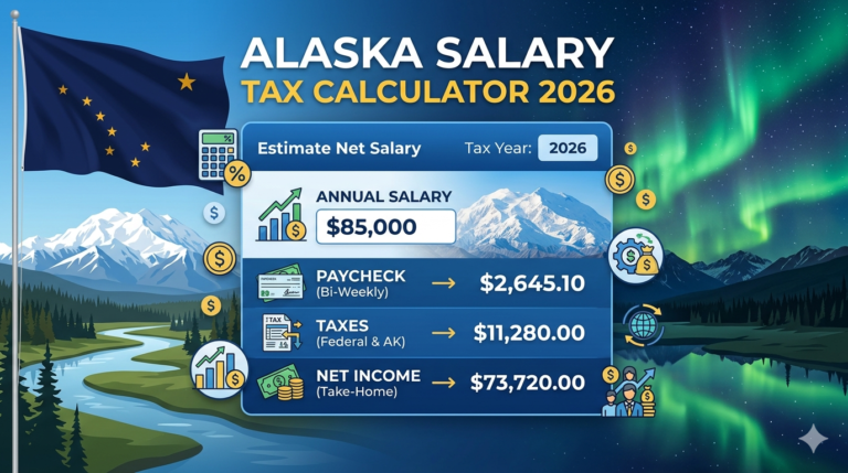 Alaska Salary Tax Calculator 2026 – Estimate Net Salary After Federal and State Taxes