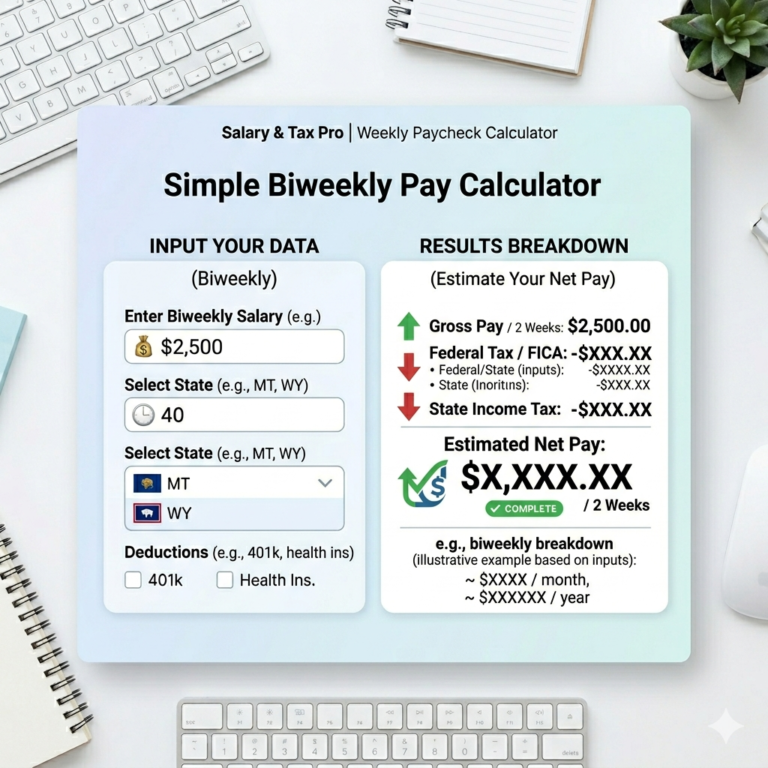 Simple Biweekly Pay Calculator: Estimate Your Net Pay Every Two Weeks
