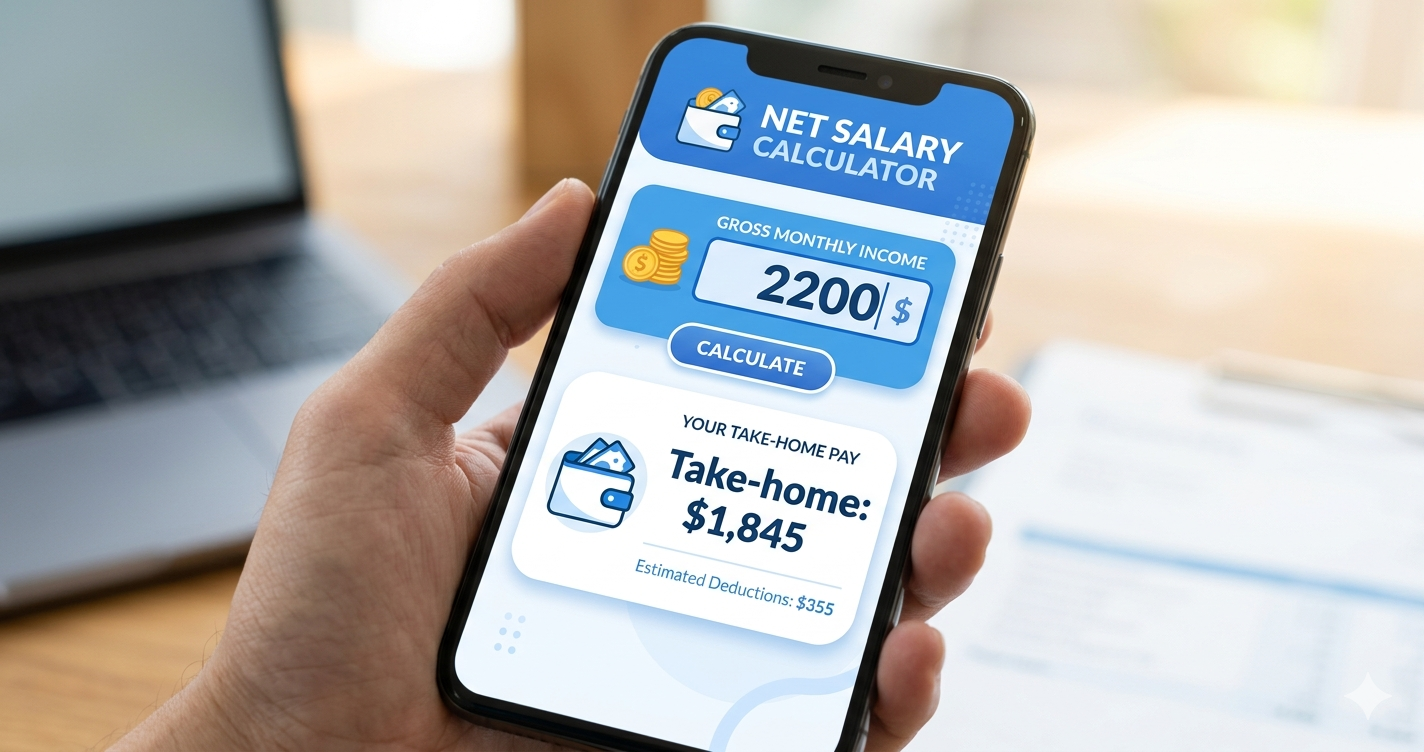 2200 Gross Salary to Net Salary in 2026: Complete Take-Home Calculator
