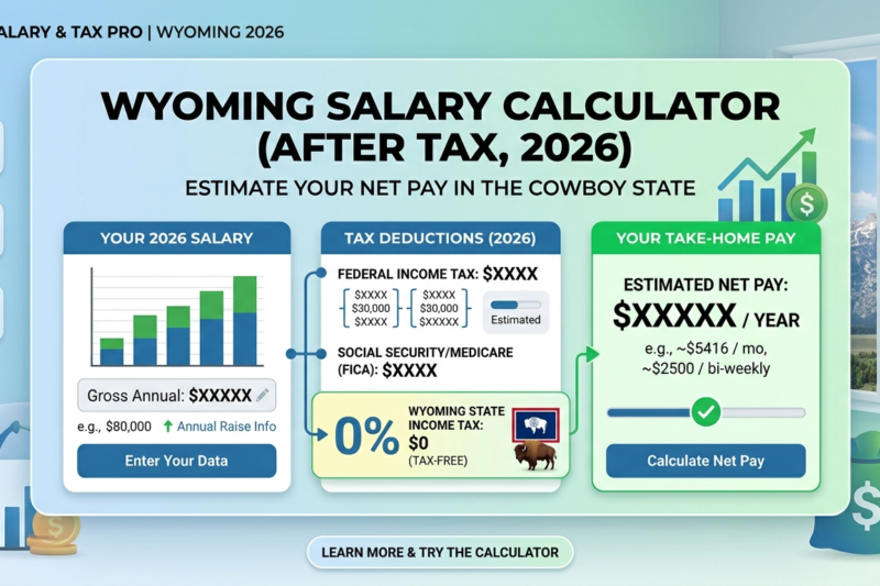 Wyoming Salary Calculator After Tax (2026) | Estimate Your Net Pay