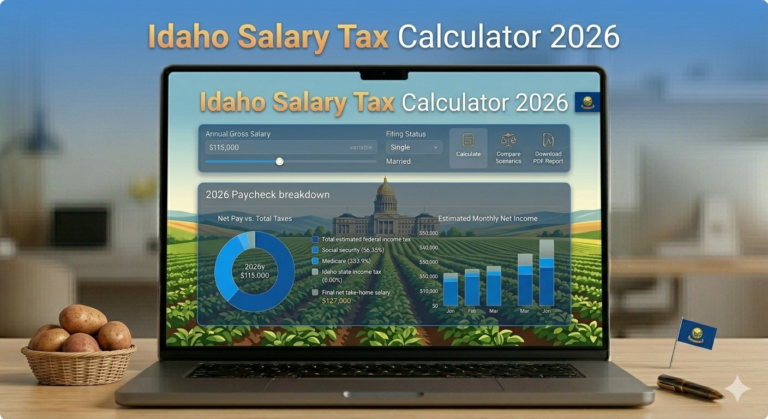 idaho Salary Tax Calculator 2026 | Estimate Take-Home Pay After Tax