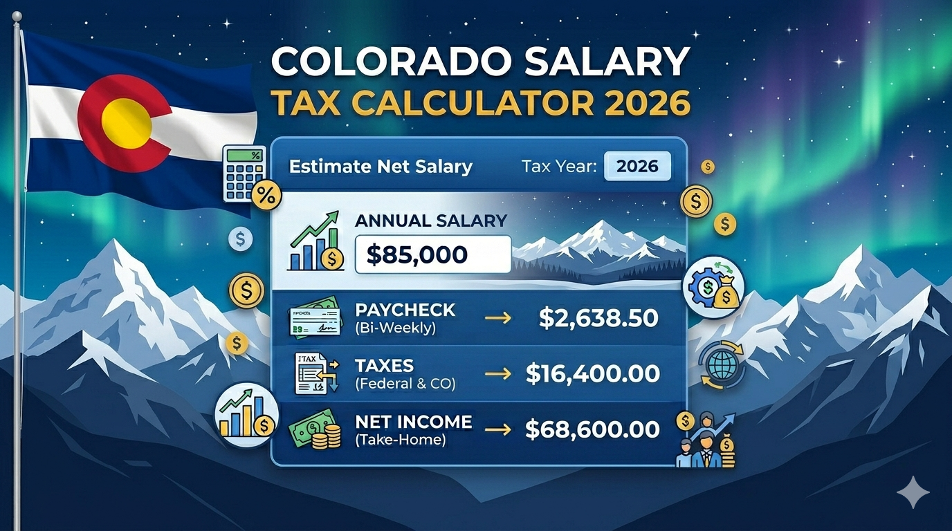 Colorado Salary Tax Calculator 2026 – Estimate Your Annual Take-Home Salary