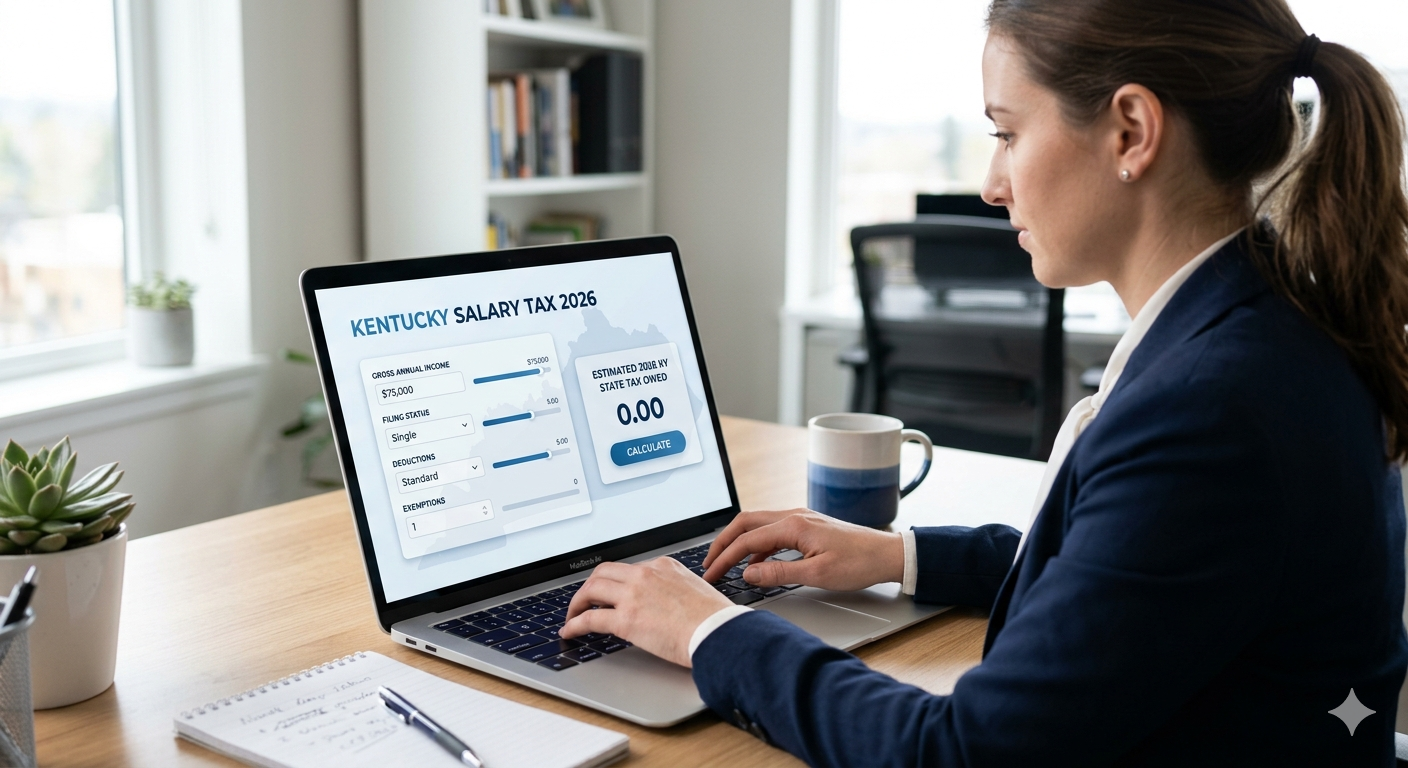 Kentucky Salary Tax Calculator 2026 – Calculate Your Take-Home Pay